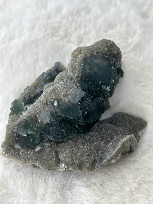 Green Fluorite Specimen