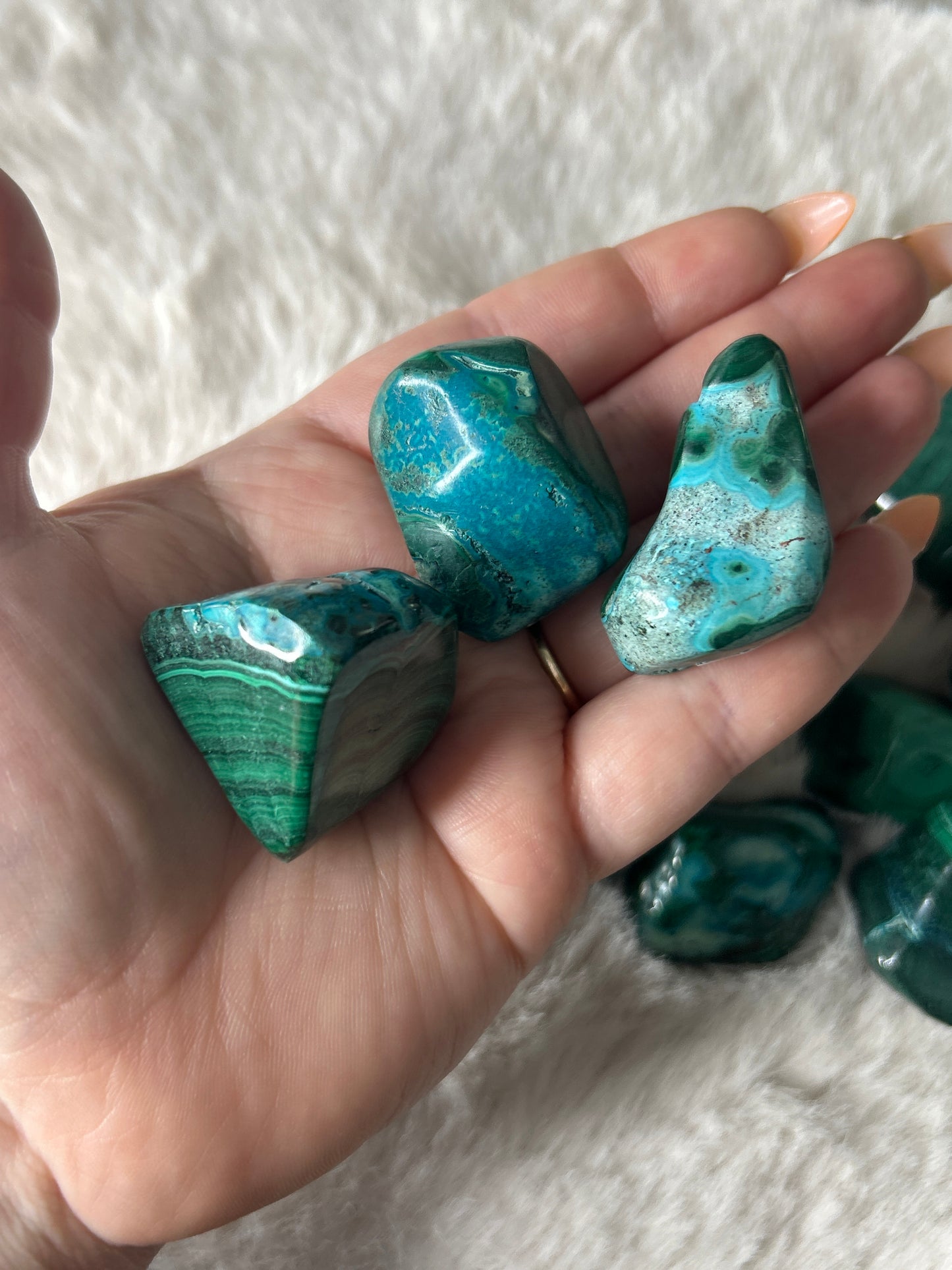 Malachite & Chrysocolla Tumble