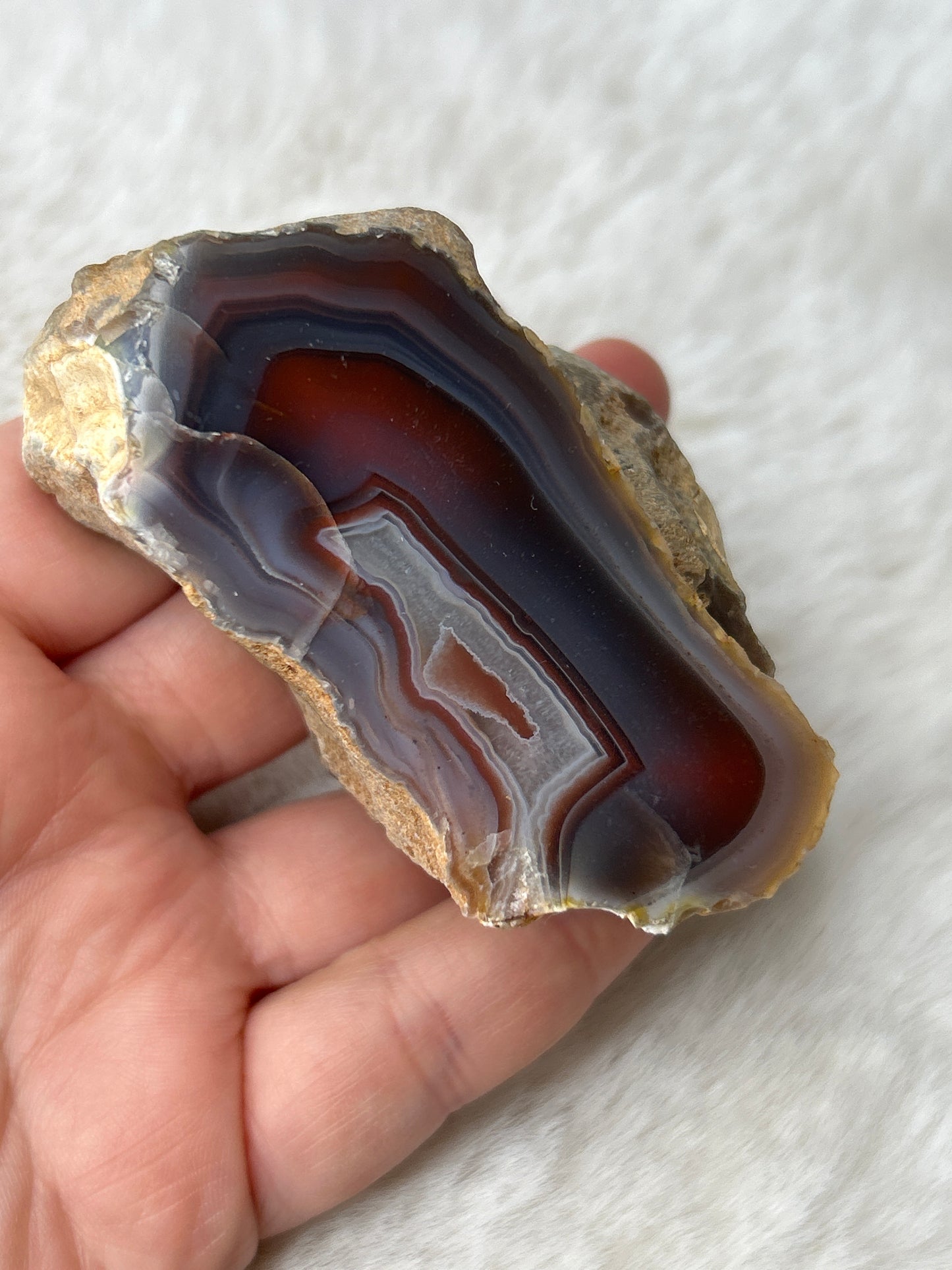 Red Sashe River Agate- Zimbabwe