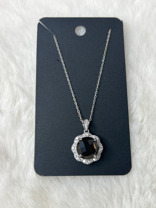 Smokey Quartz 925 Sterling Silver Necklace