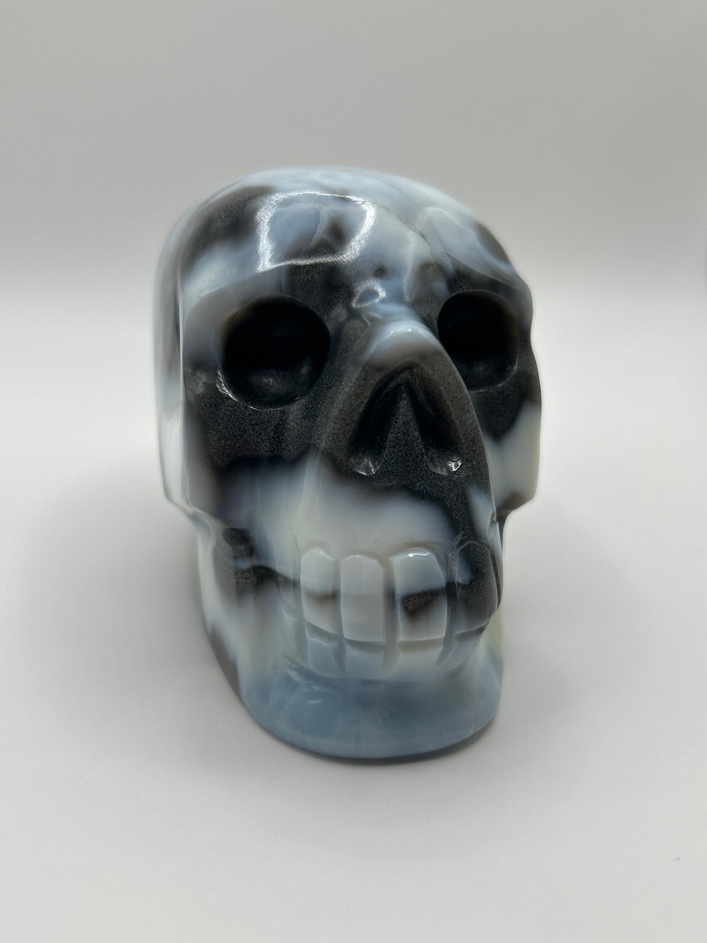 Blue Opal Skull