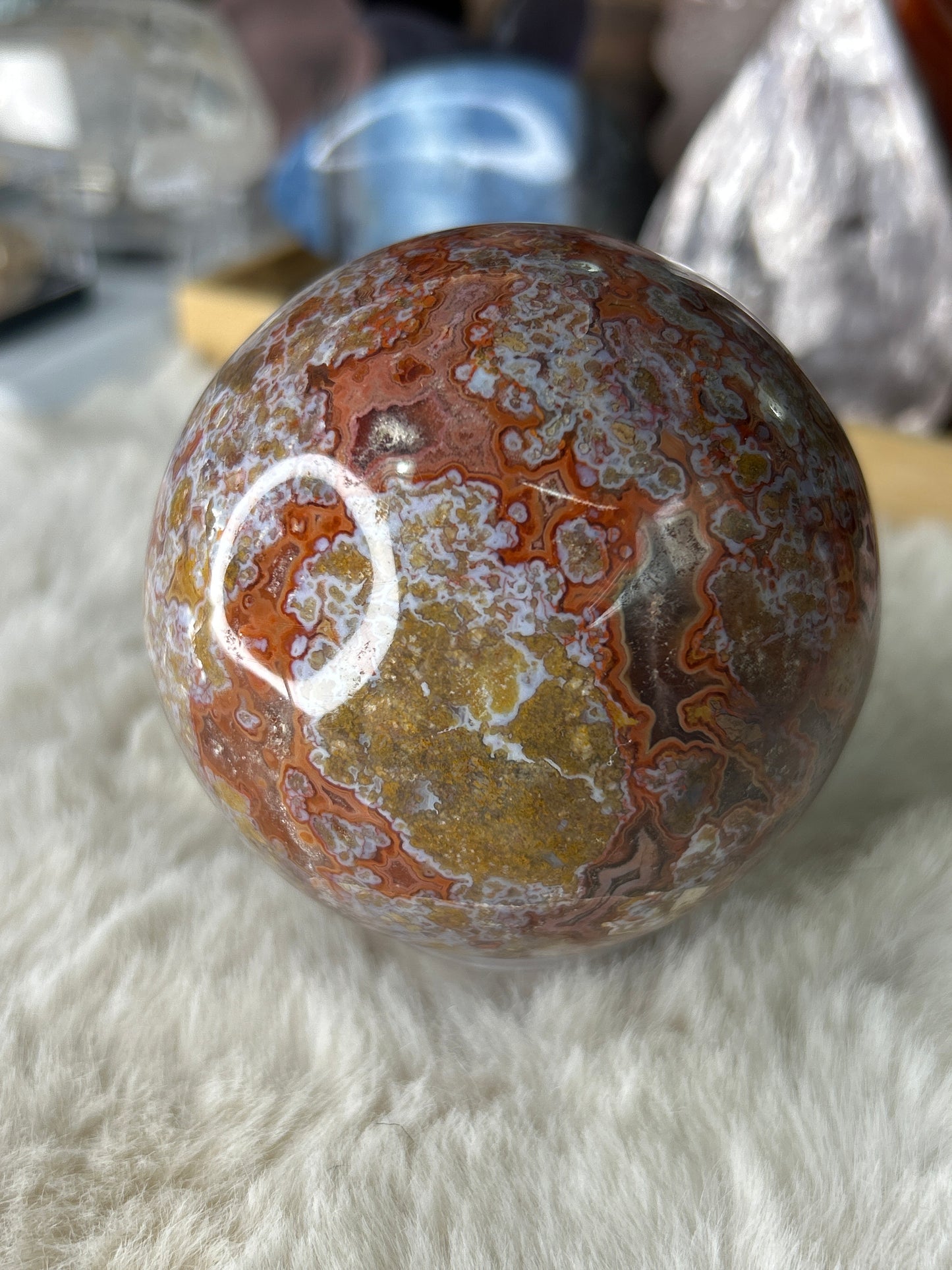 Ocean Jasper Sphere