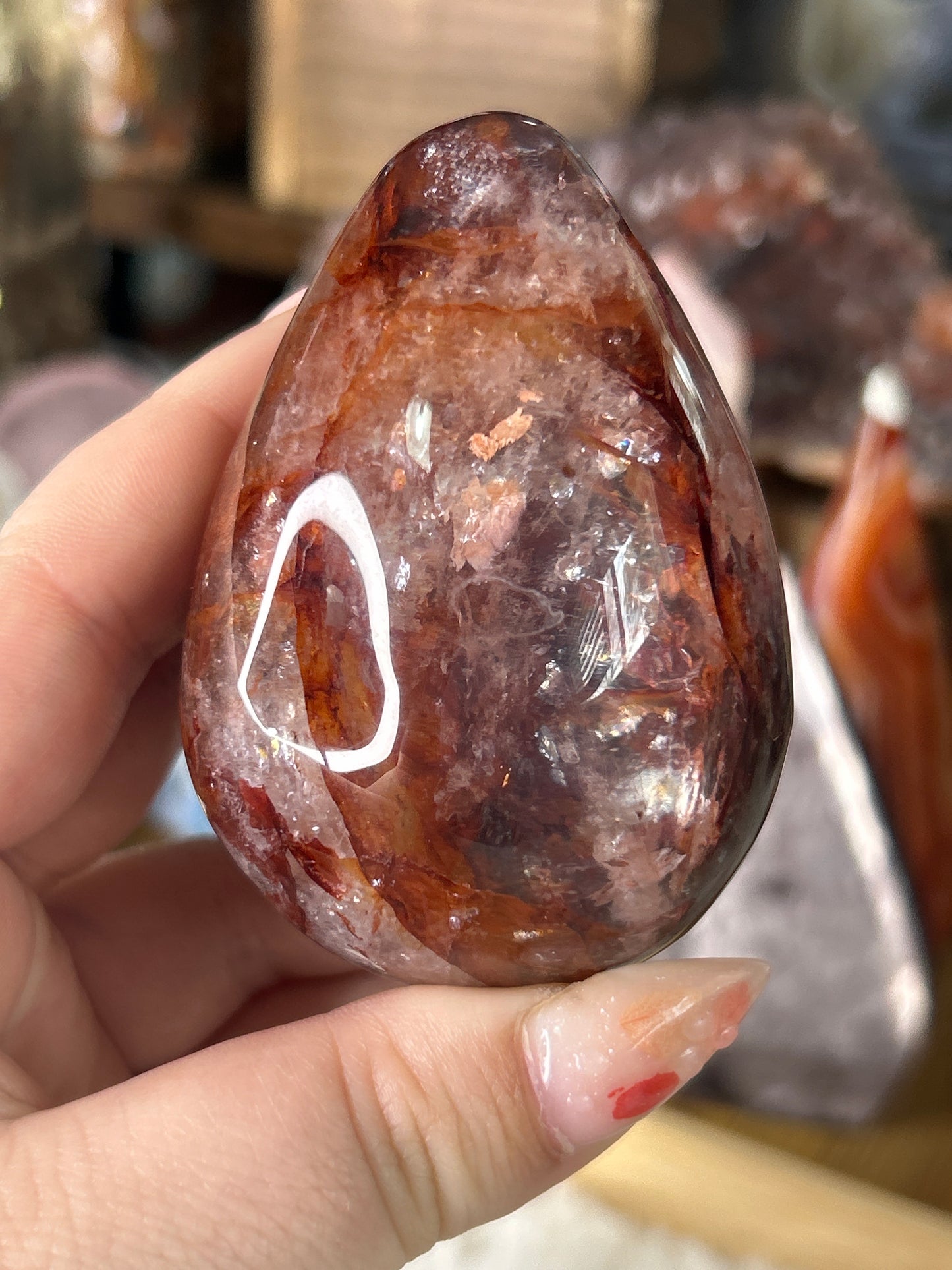 Fire Quartz Egg