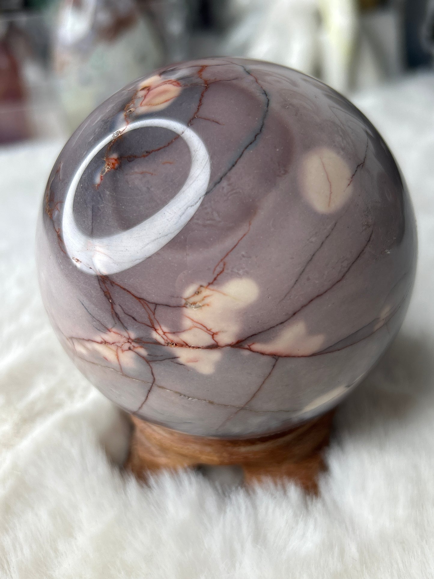 Purple Mookaite Sphere