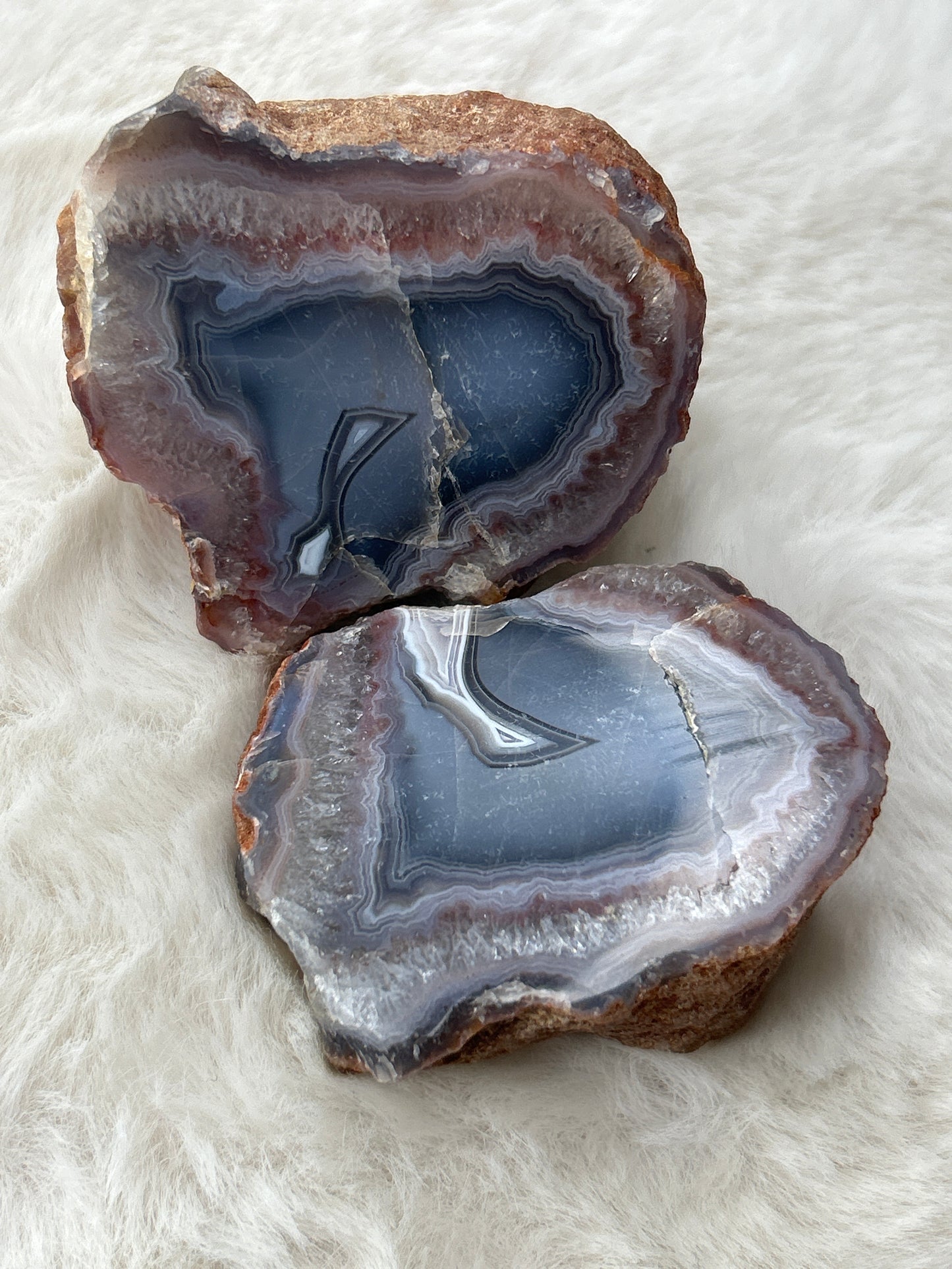 Red Sashe River Agate *Pair*- Zimbabwe