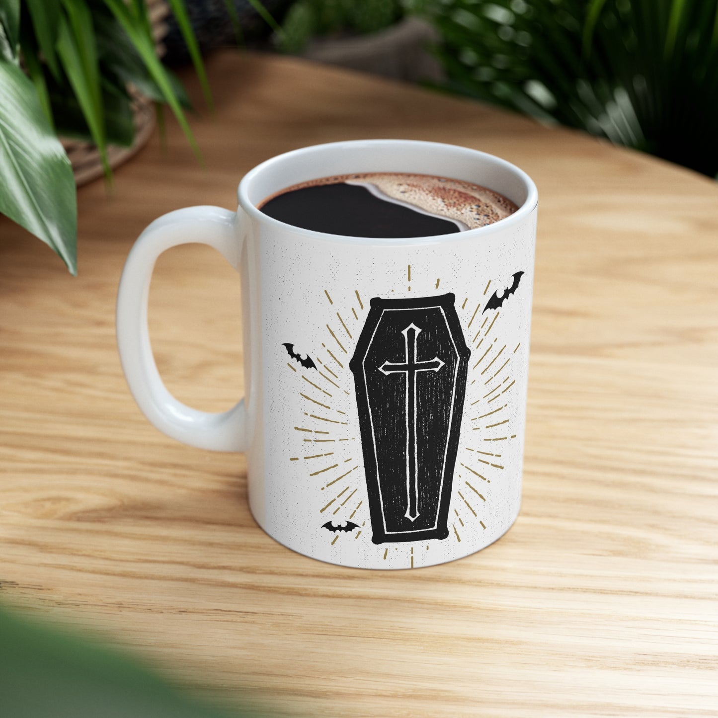 Coffin Ceramic Mug 11oz