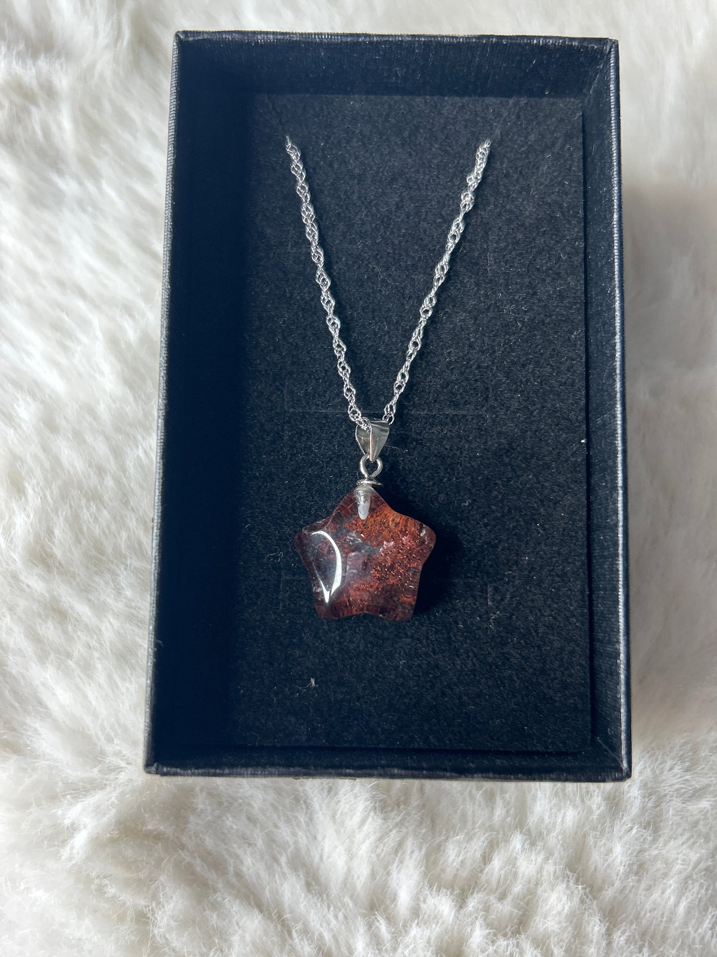 Garden Quartz Star Necklace 925 Sterling Silver