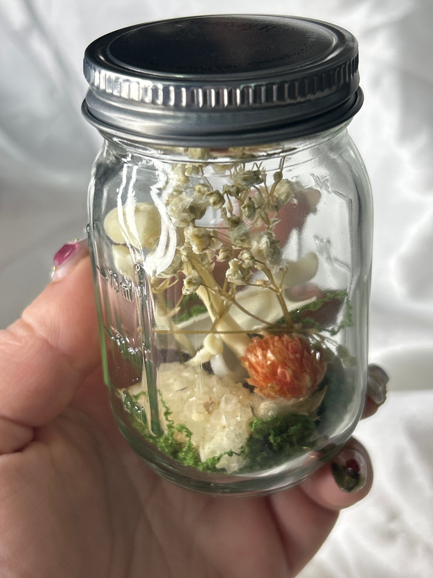 Assorted Mink Bone Mason Jar