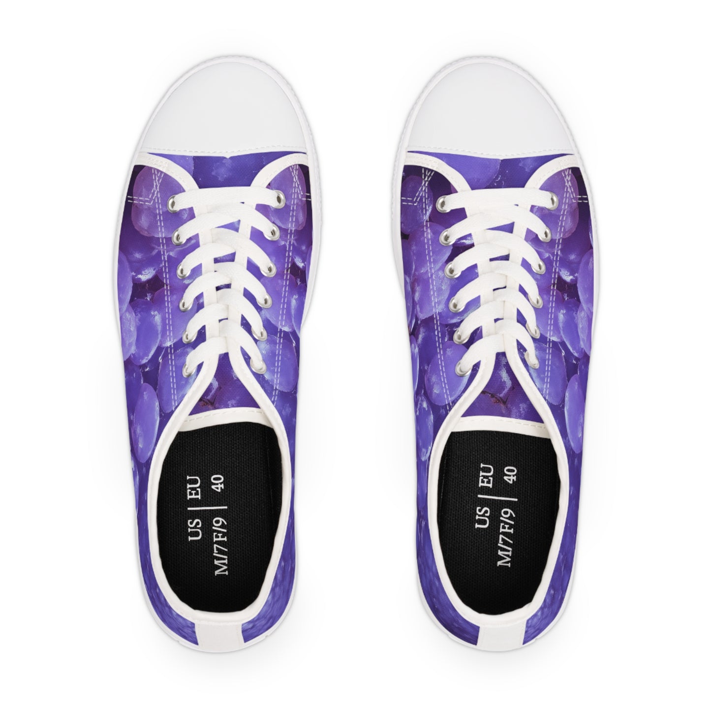 Grape Agate Women's Low Top Sneakers