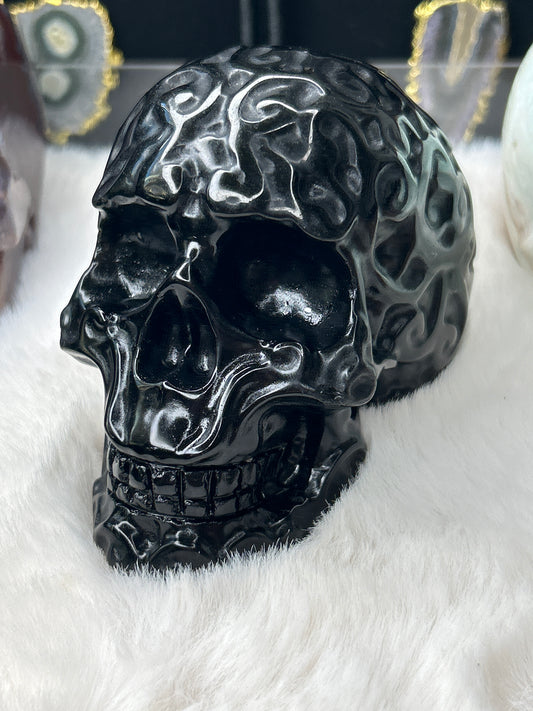 Black Obsidian Sugar Skull