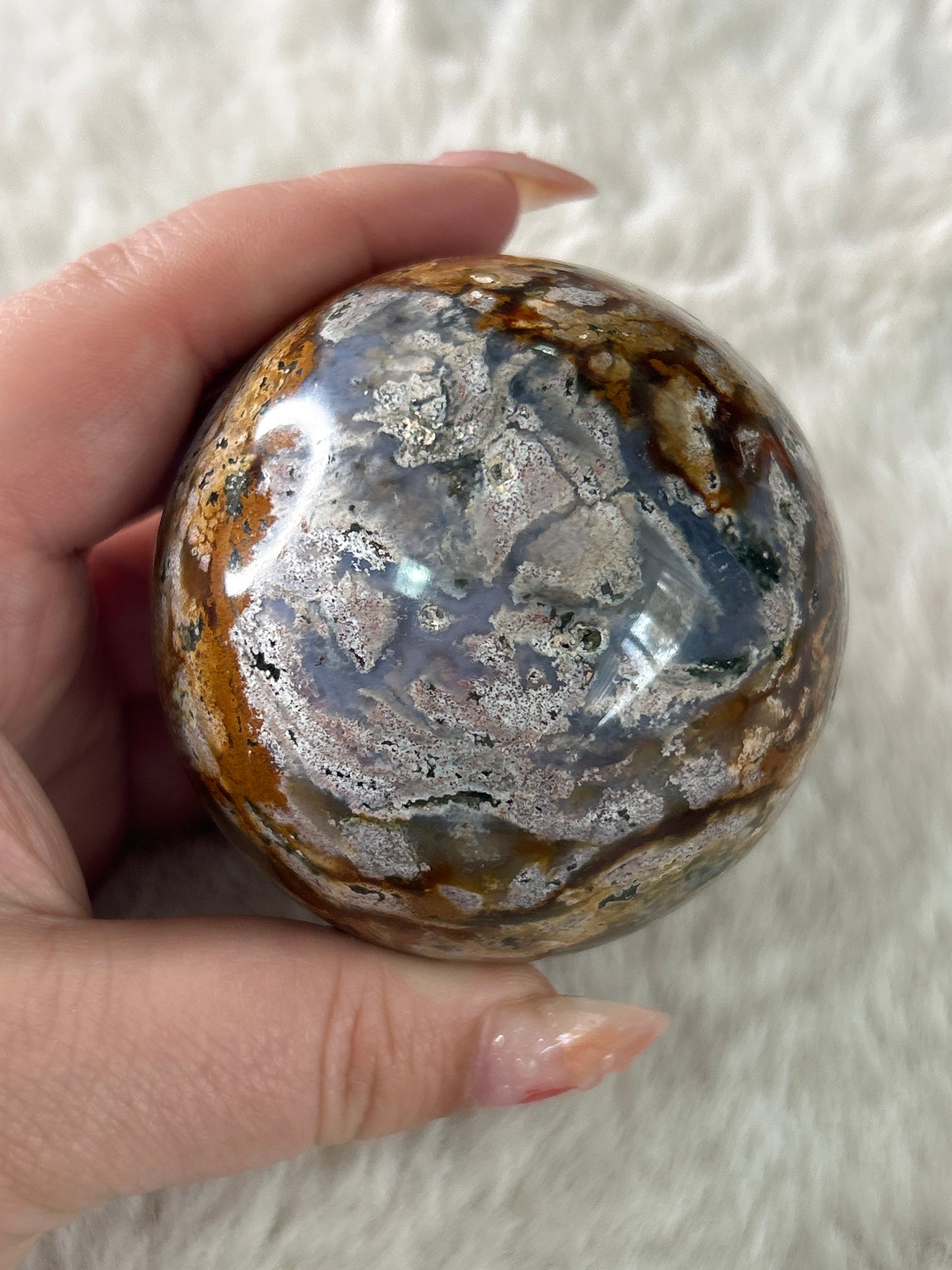 Cosmic Ocean Jasper Sphere