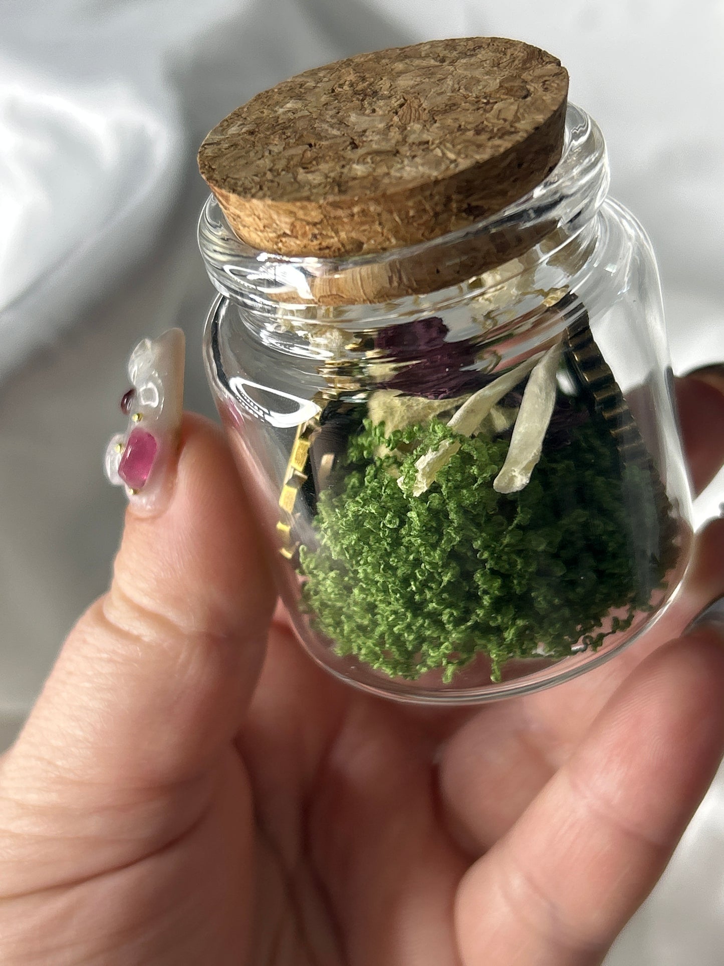 Mink Bones & Botanicals in Glass Jar