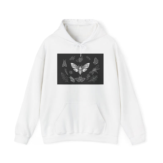 Death moth Unisex Heavy Blend™ Hooded Sweatshirt