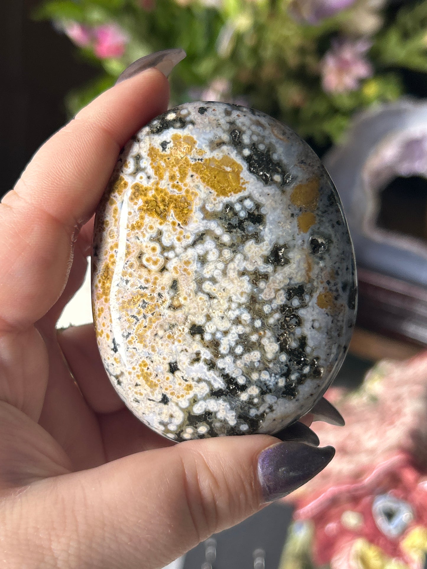 Ocean Jasper Palm Stone