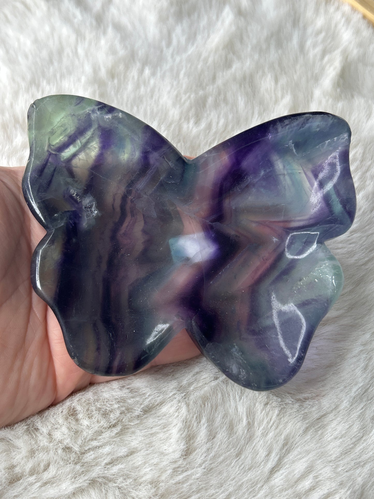 Fluorite Butterfly Dish