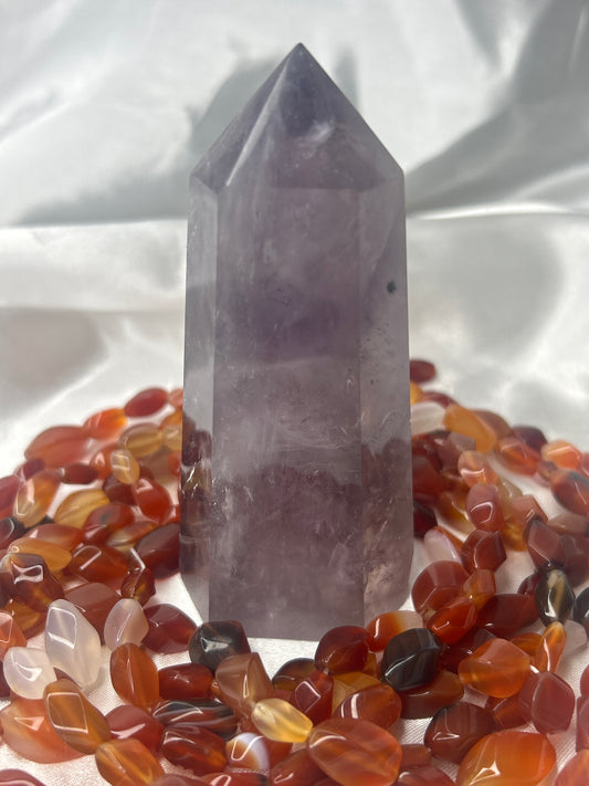 Finger Print Amethyst Tower