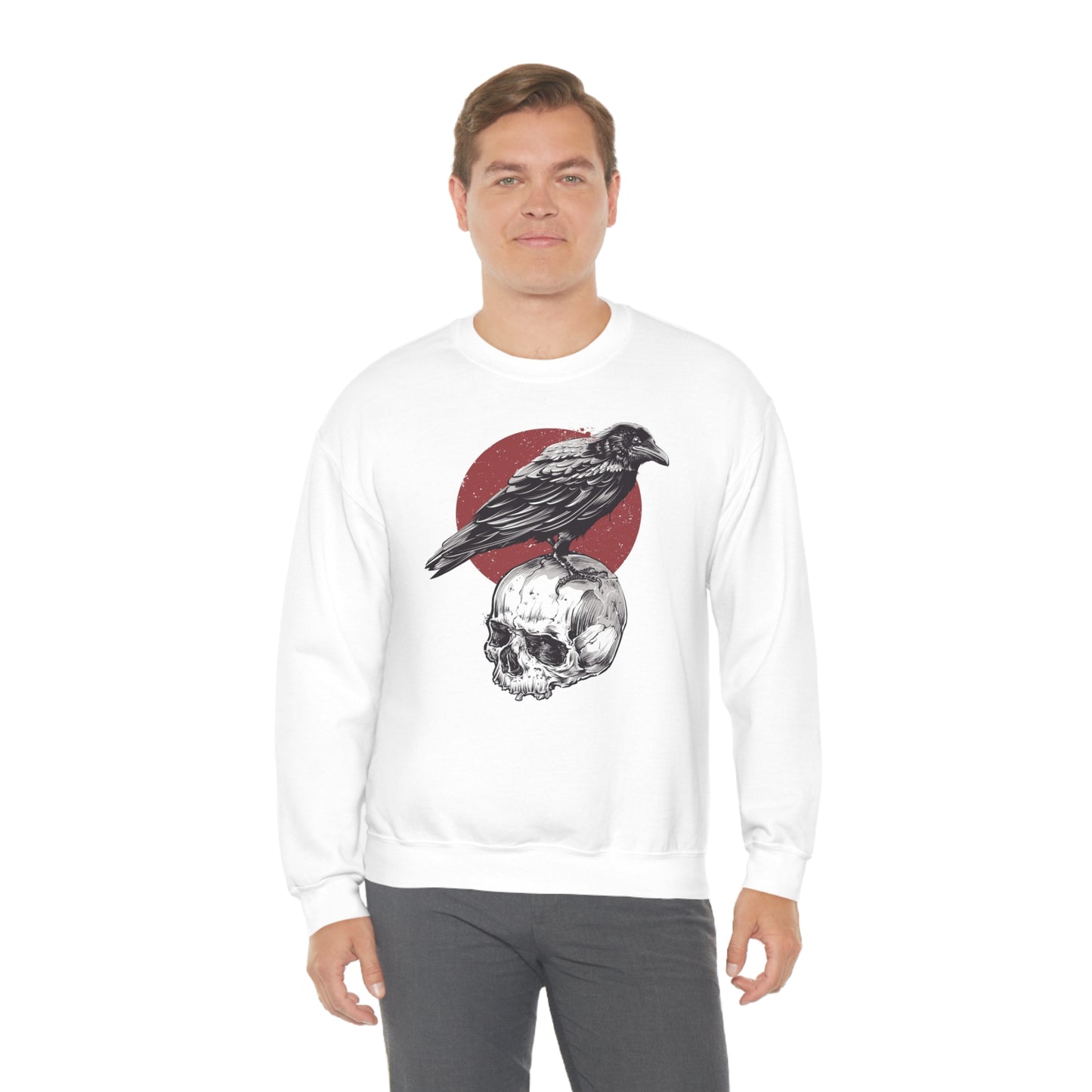 Raven & Skull Unisex Heavy Blend™ Crewneck Sweatshirt