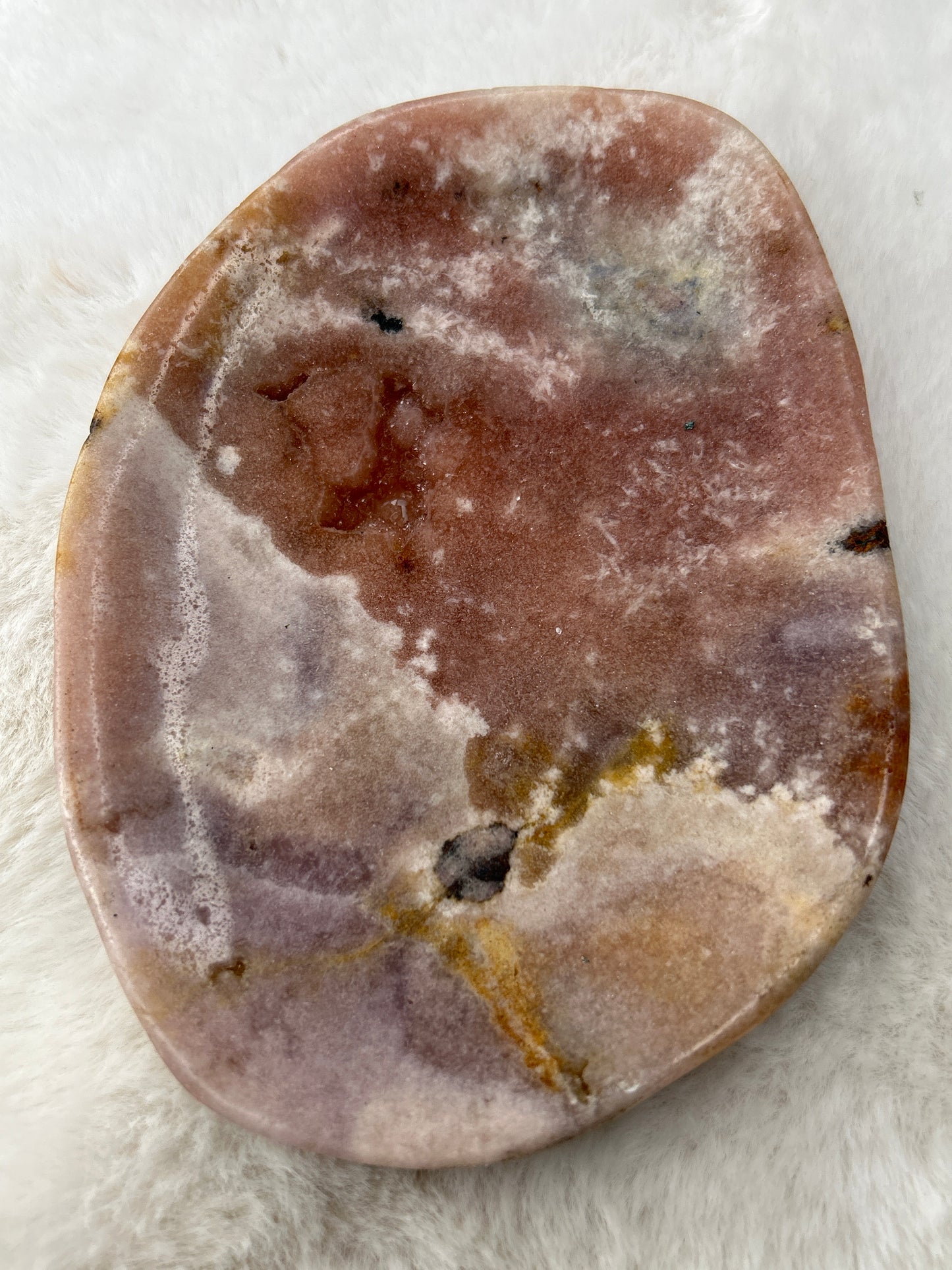 XL Pink Amethyst Dish