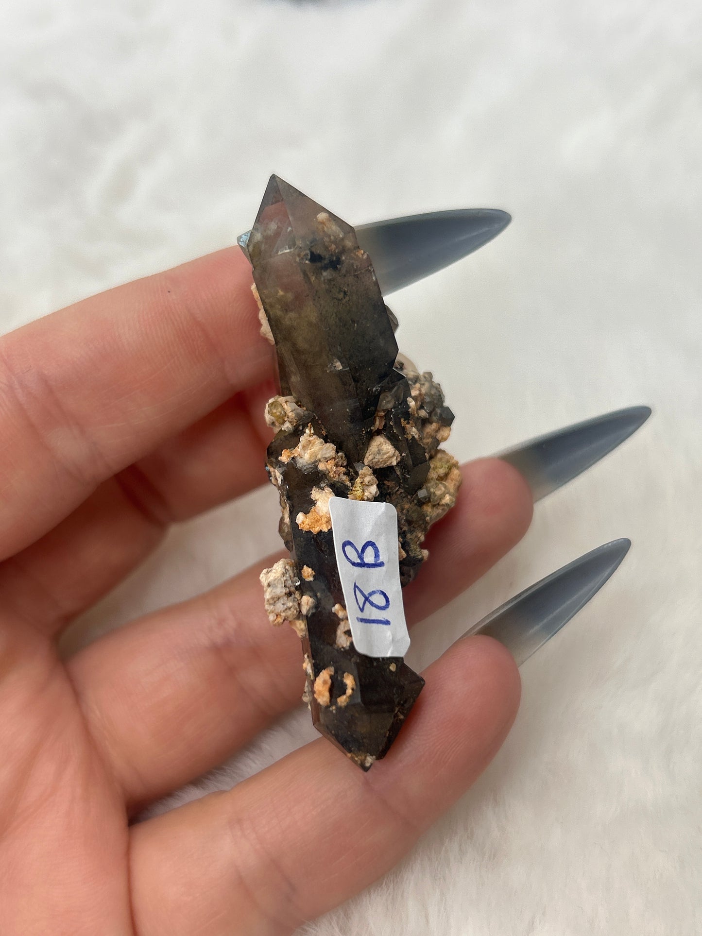 Smokey Quartz Double Point