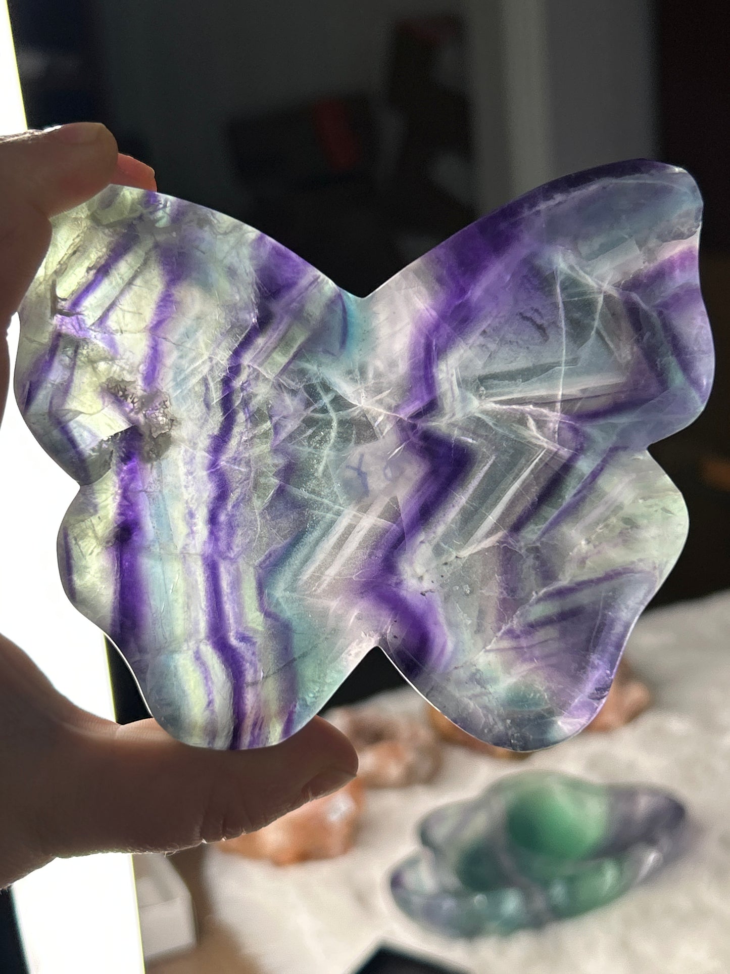Fluorite Butterfly Dish