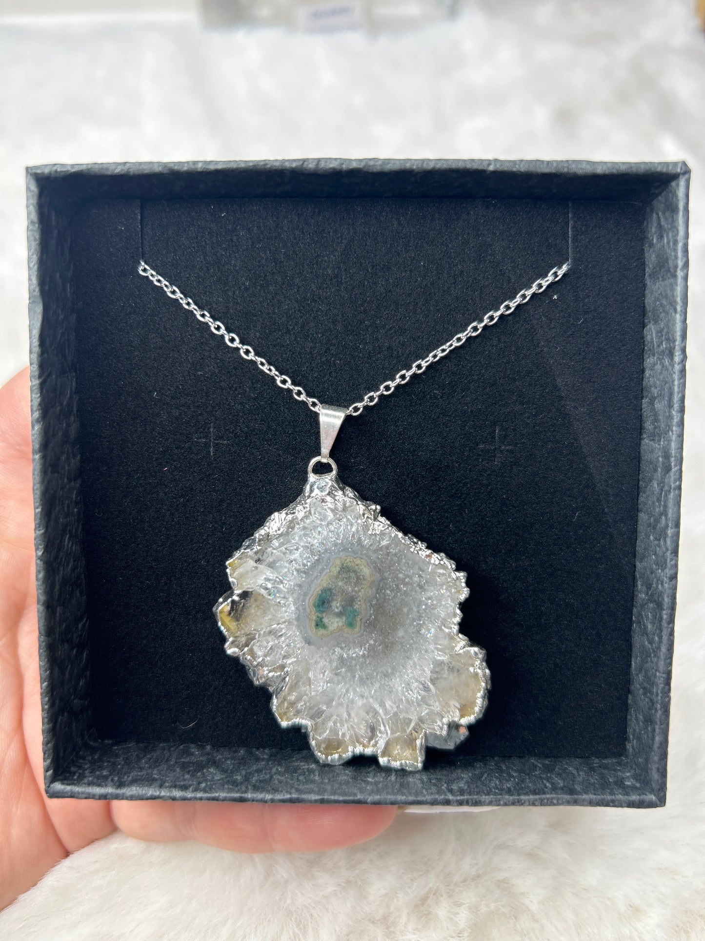 Amethyst Stalactite Necklace