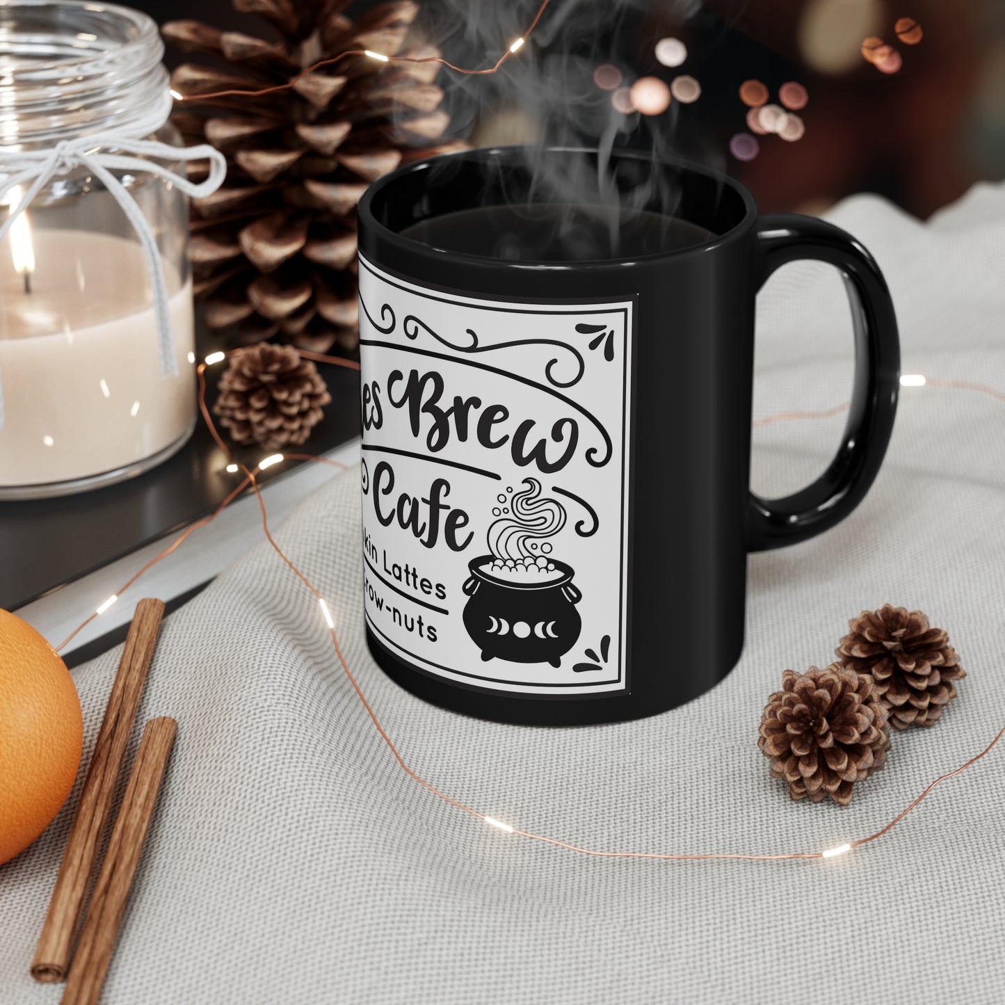 Witches Brew 11oz Black Mug