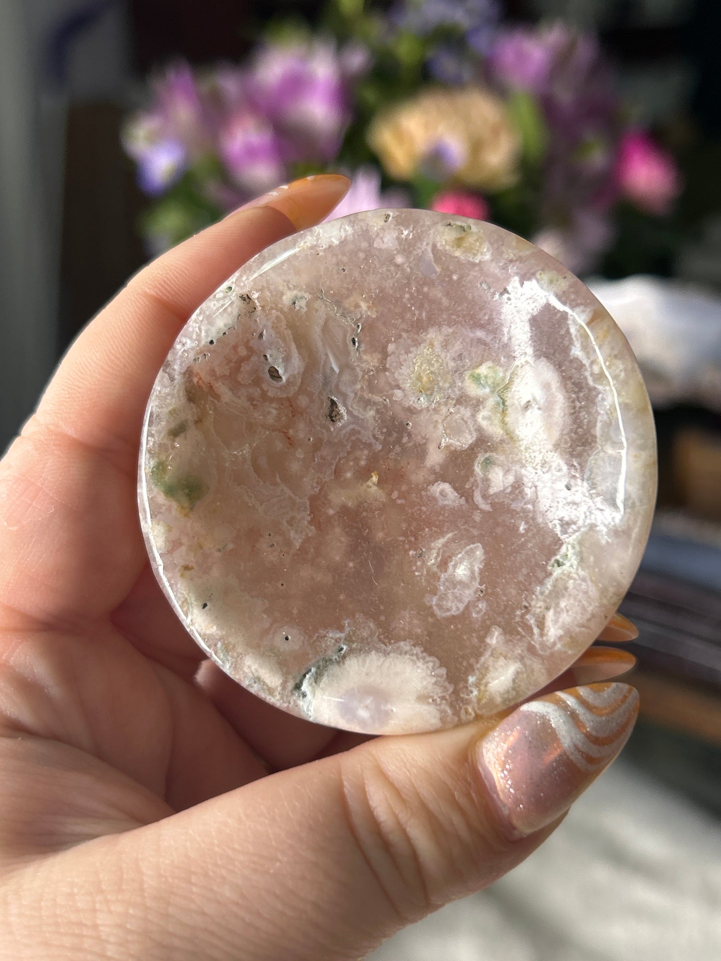 Flower Agate Bowl