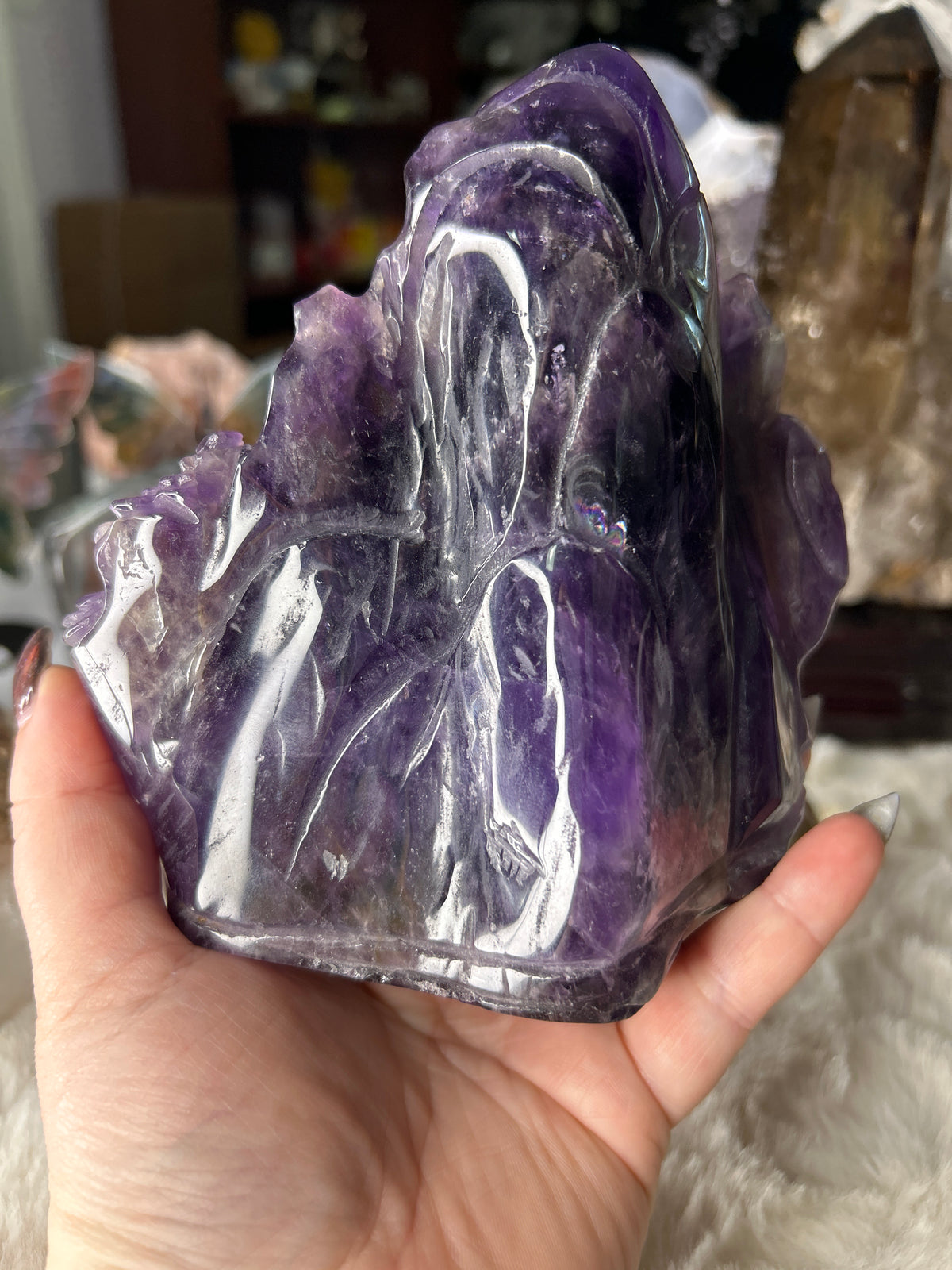 Scenic Amethyst Dragon Landscape