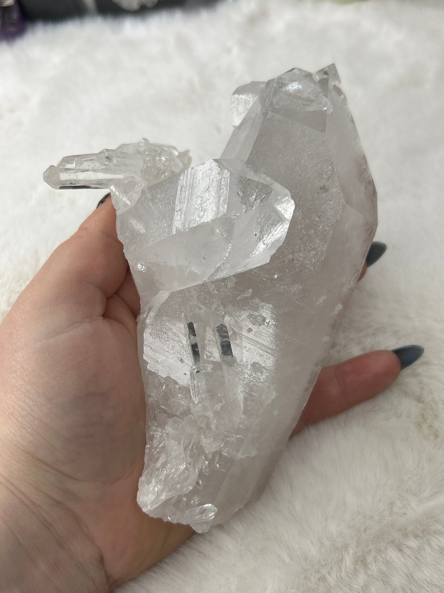 XL Lemurian Quartz Cluster