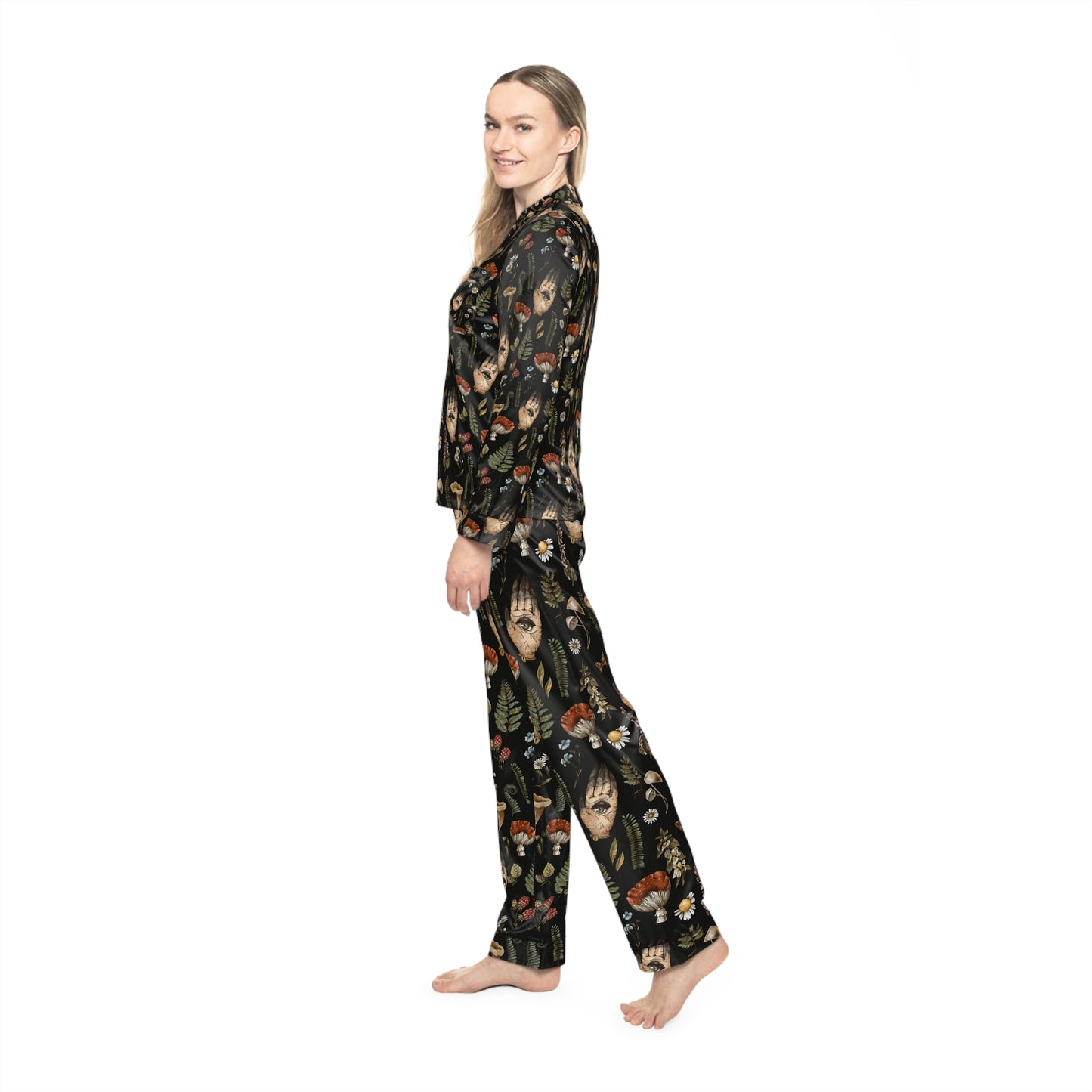 Witchy Women's Satin Pajamas (AOP)