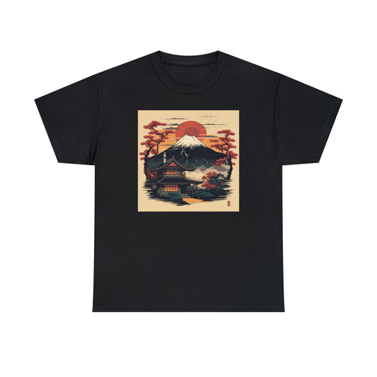 Mount Fuji Unisex Heavy Cotton Tee