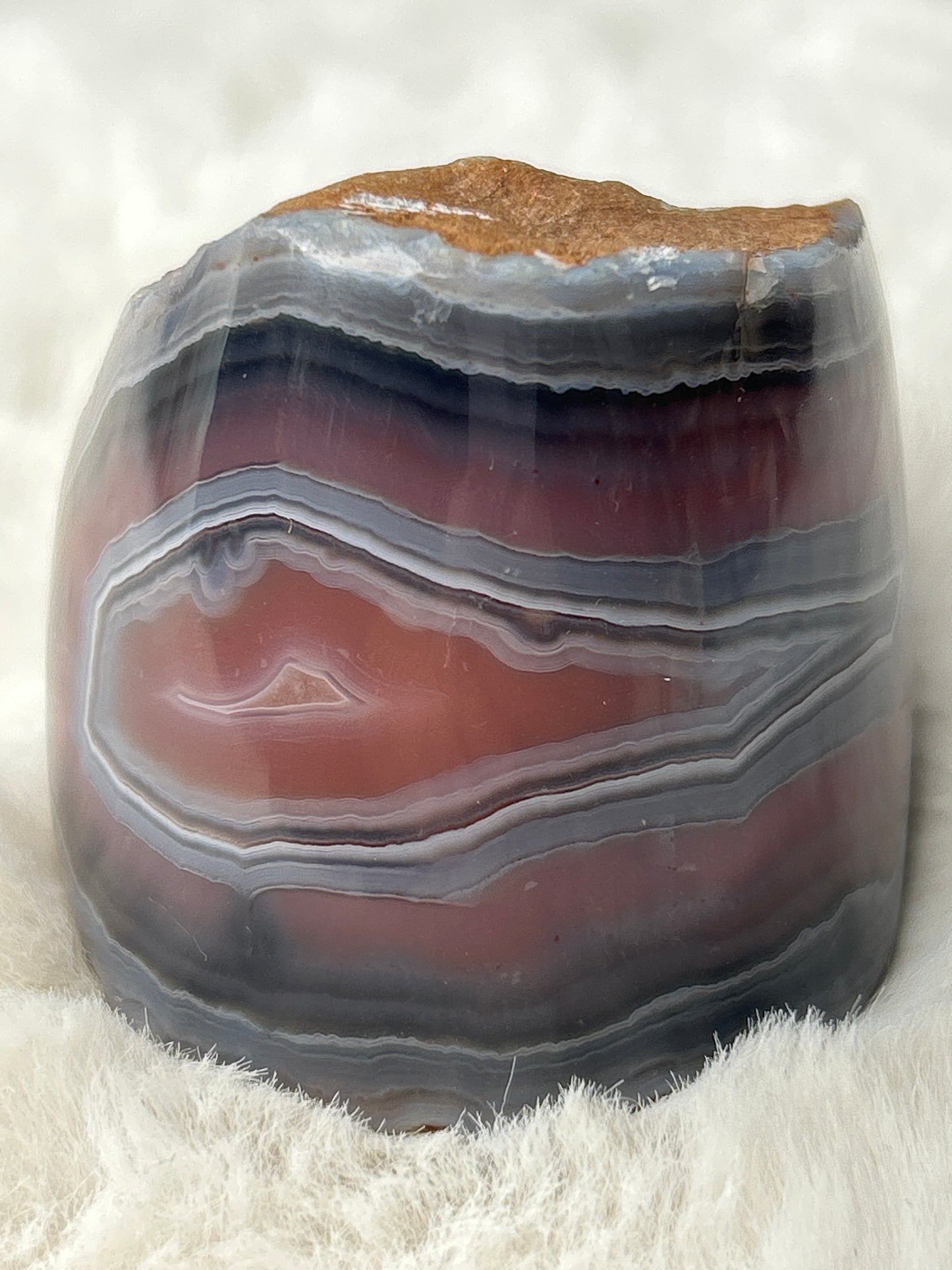 Red Sashe River Agate- Zimbabwe