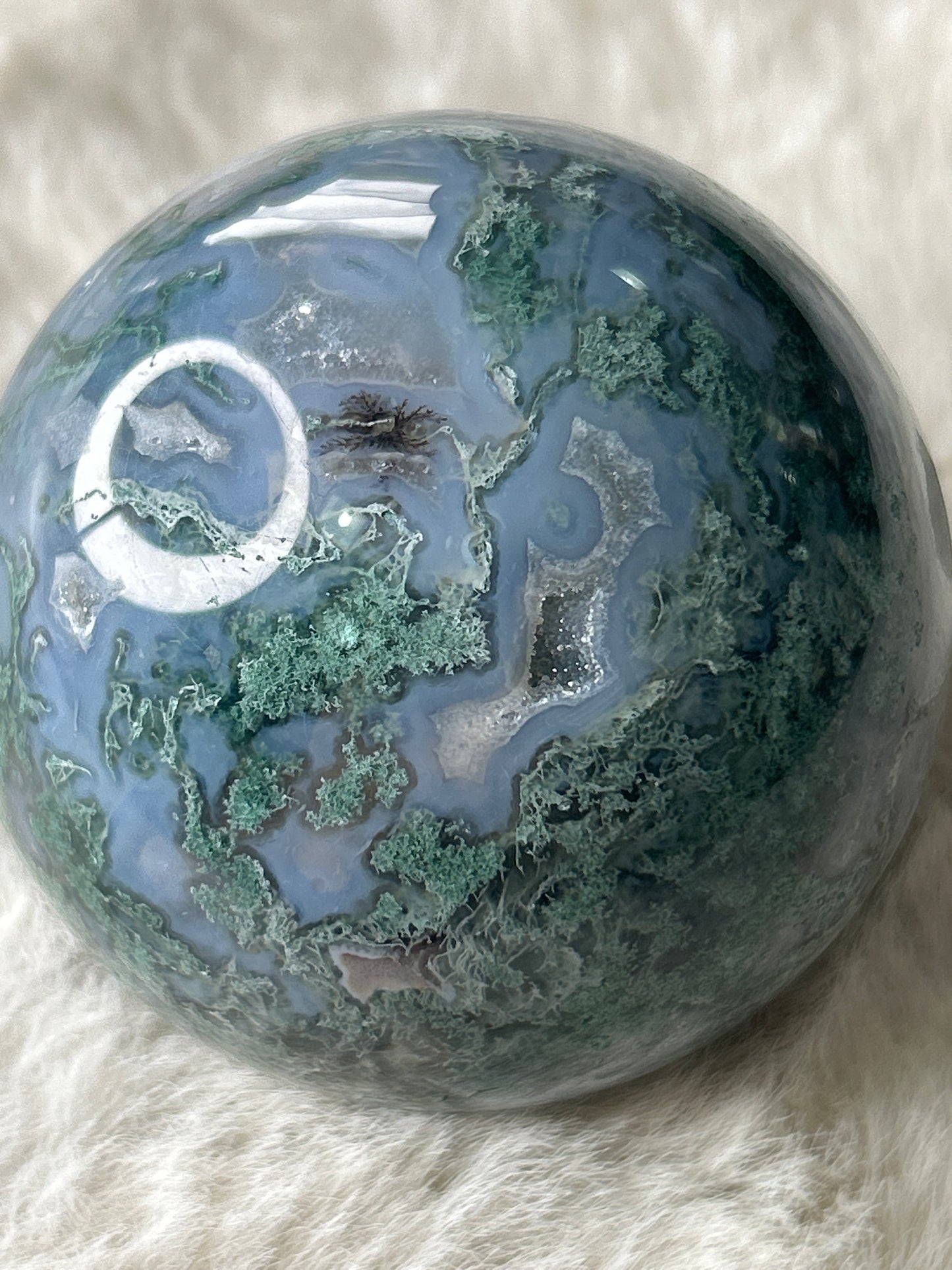 Moss Agate Sphere