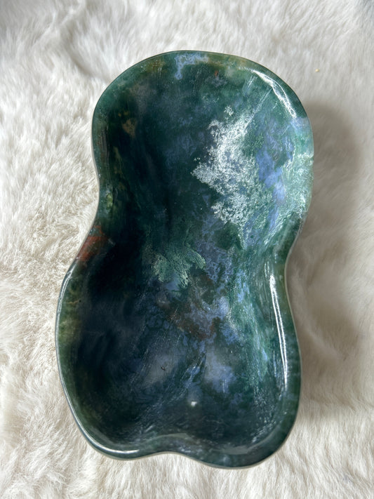 Moss Agate Bowl