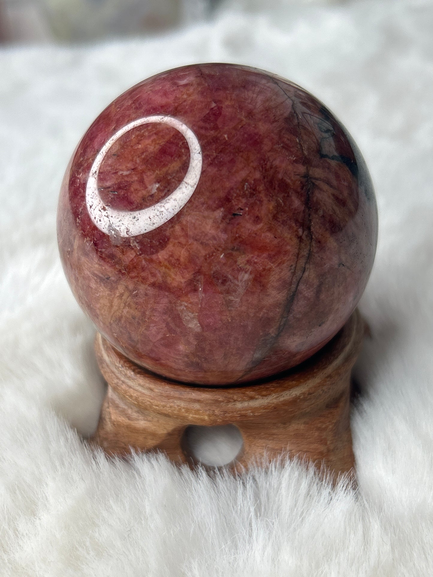 Thulite Sphere