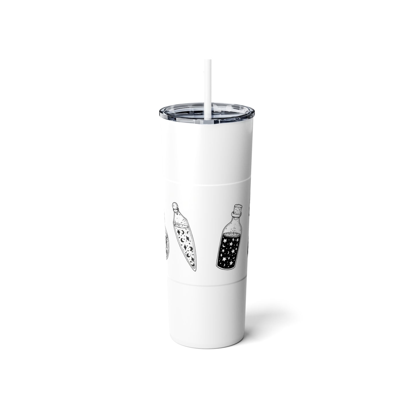 Potion Skinny Steel Tumbler with Straw, 20oz