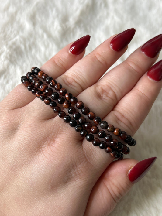 Red Tigers Eye Bracelet