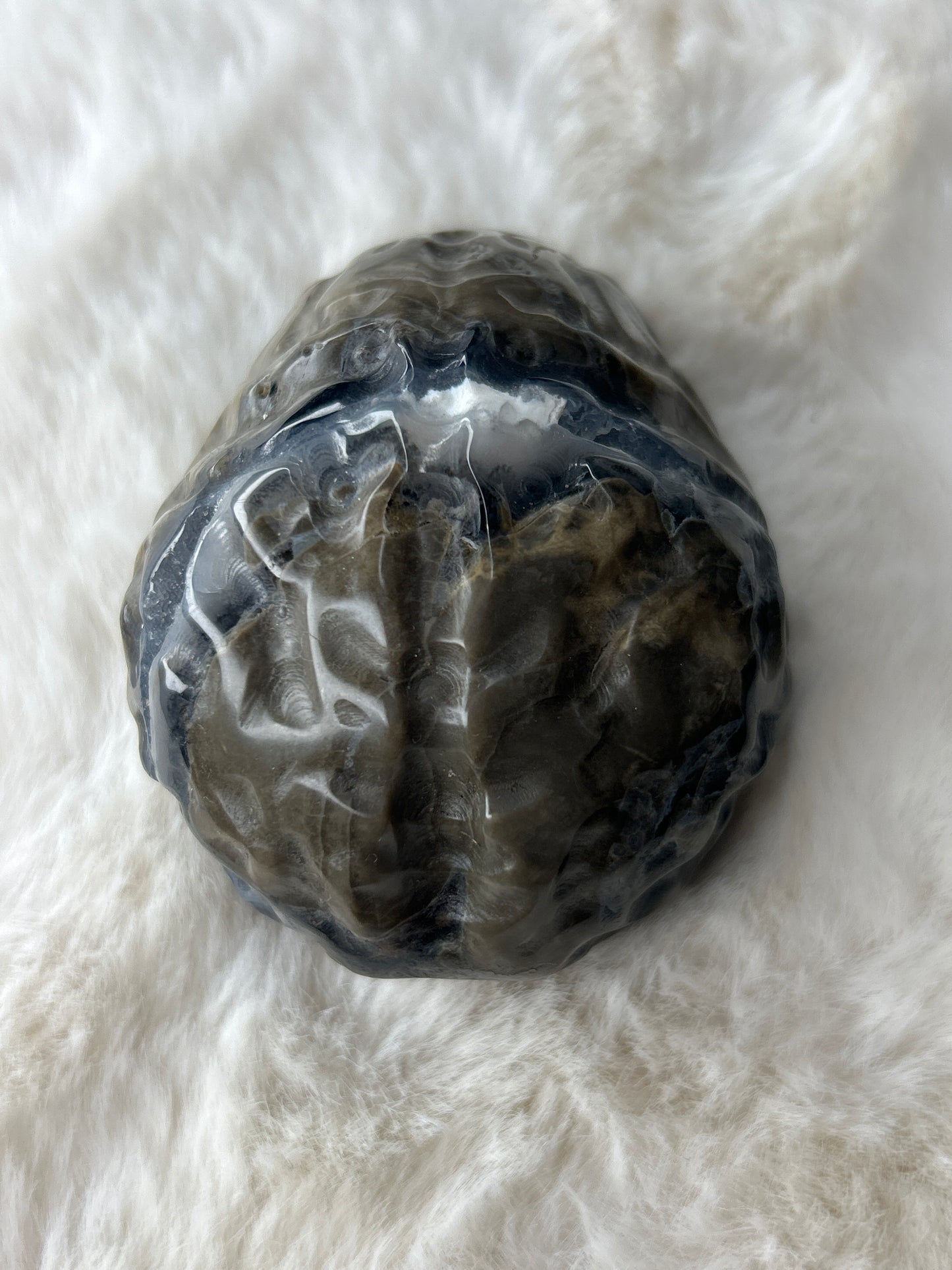 Volcano Agate Brain Carving