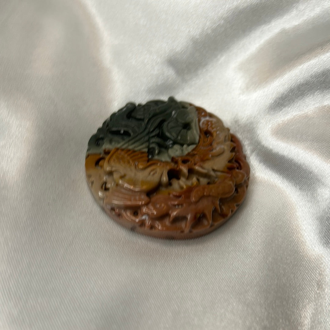 Polychrome Jasper Phoenix & Dragon