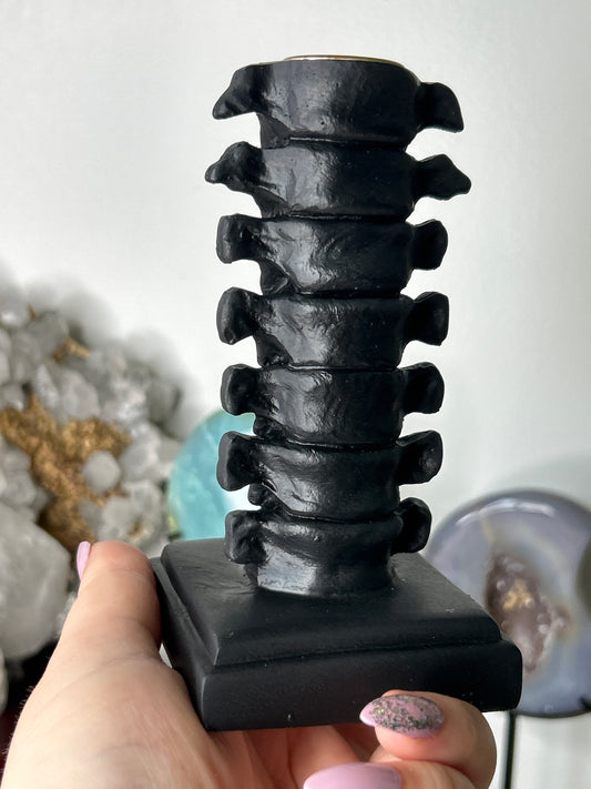 Vertebrae Candlestick Holder