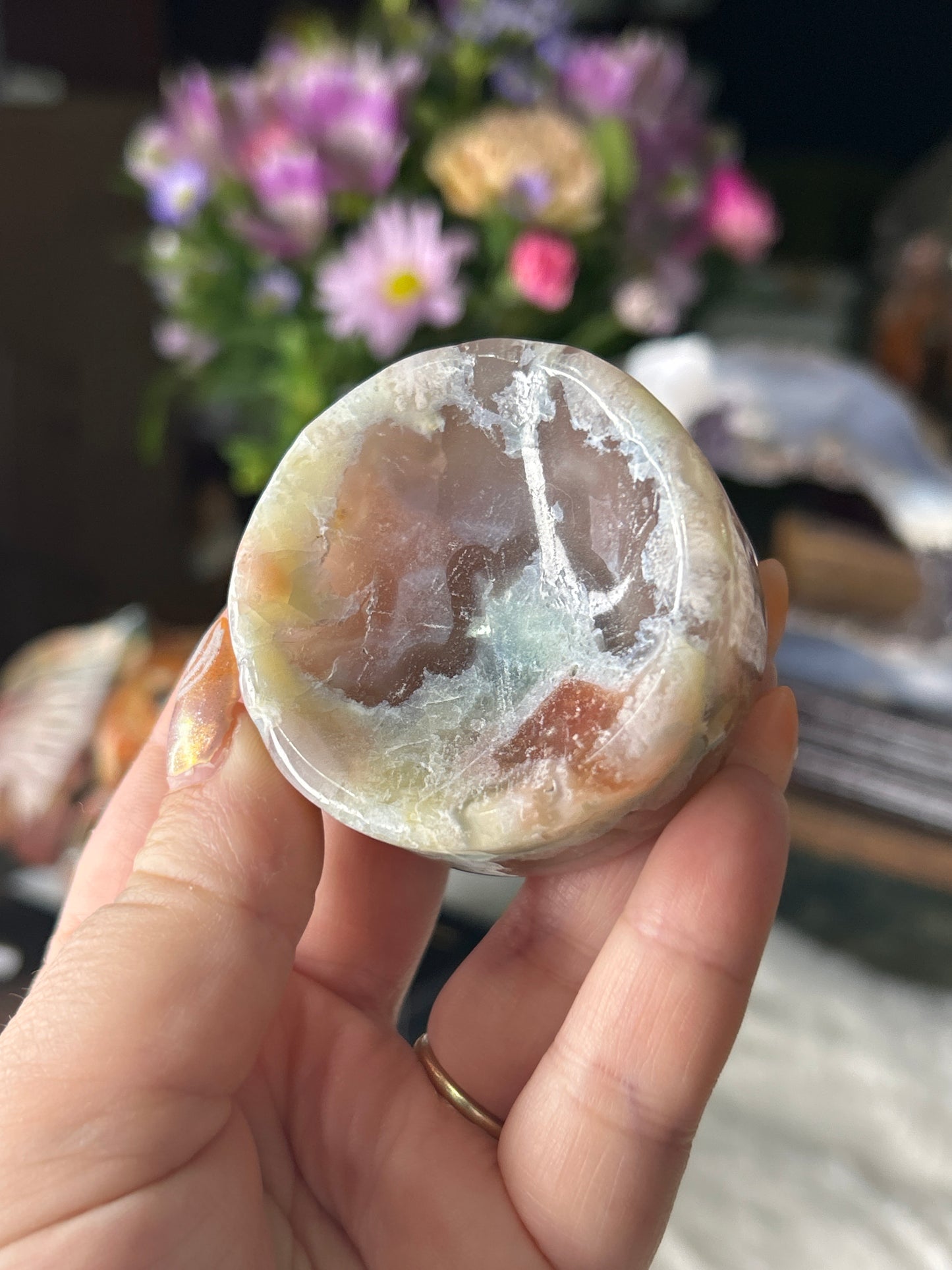 Flower Agate Bowl