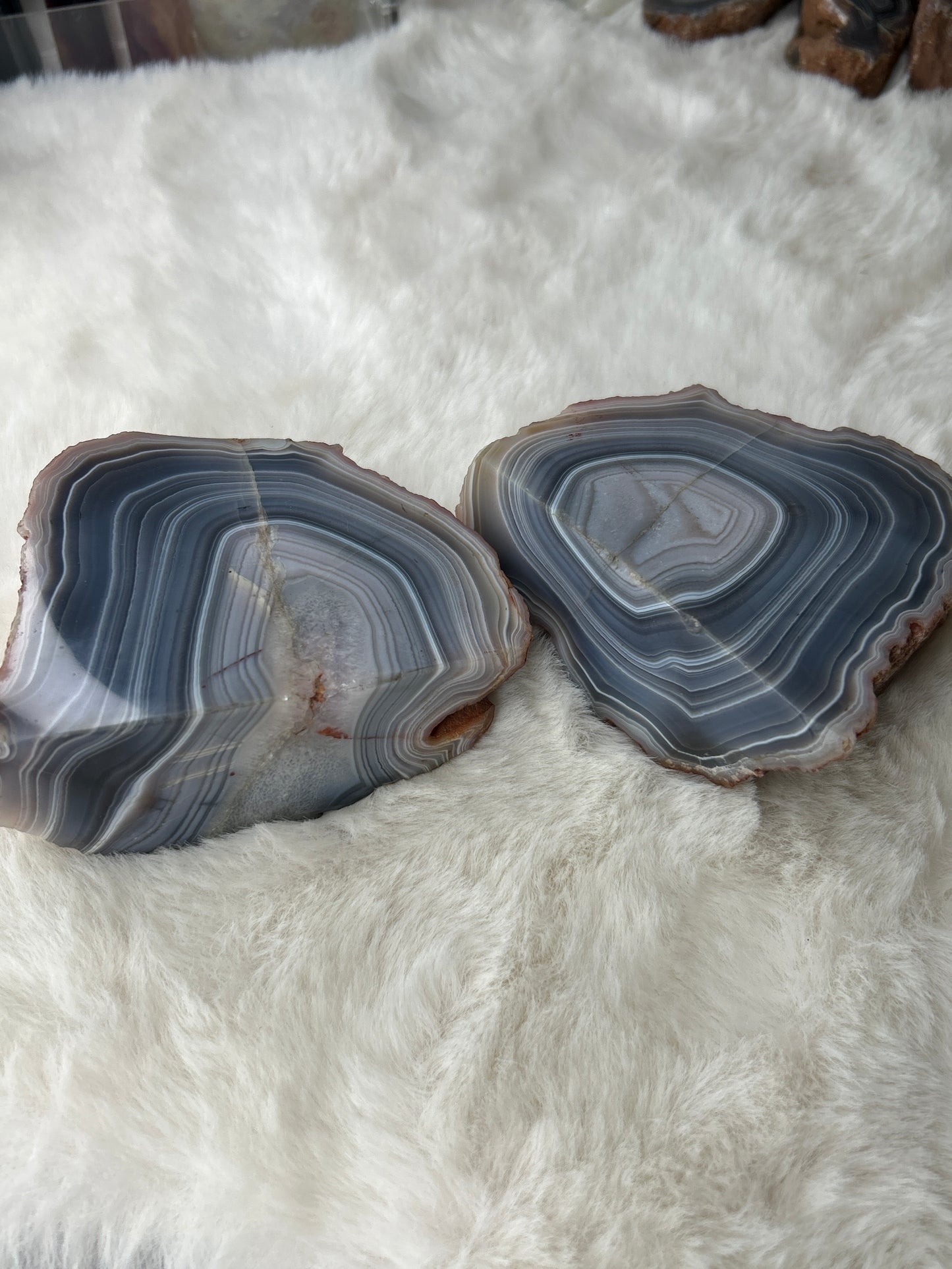 Red Sashe River Agate *Pair*- Zimbabwe