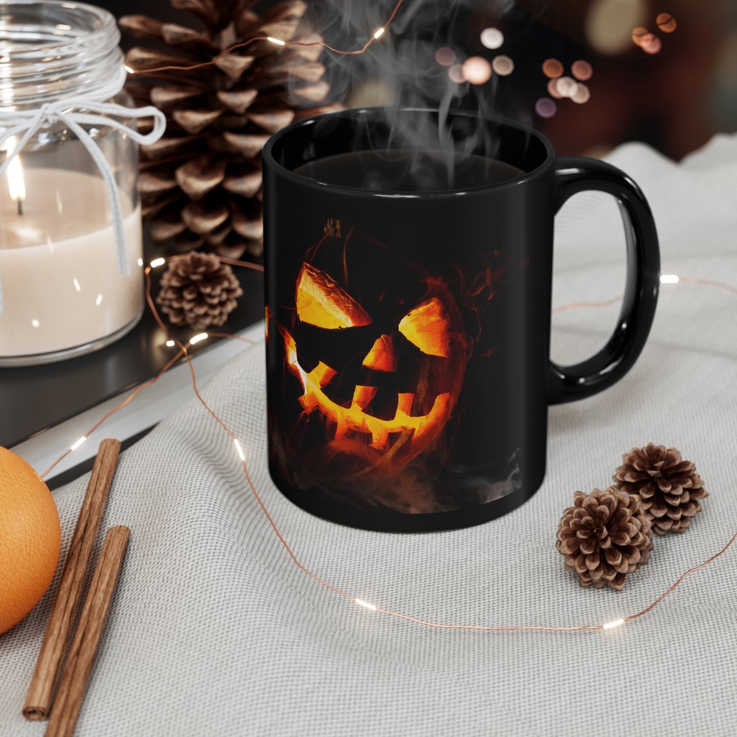 Spooky 11oz Black Mug