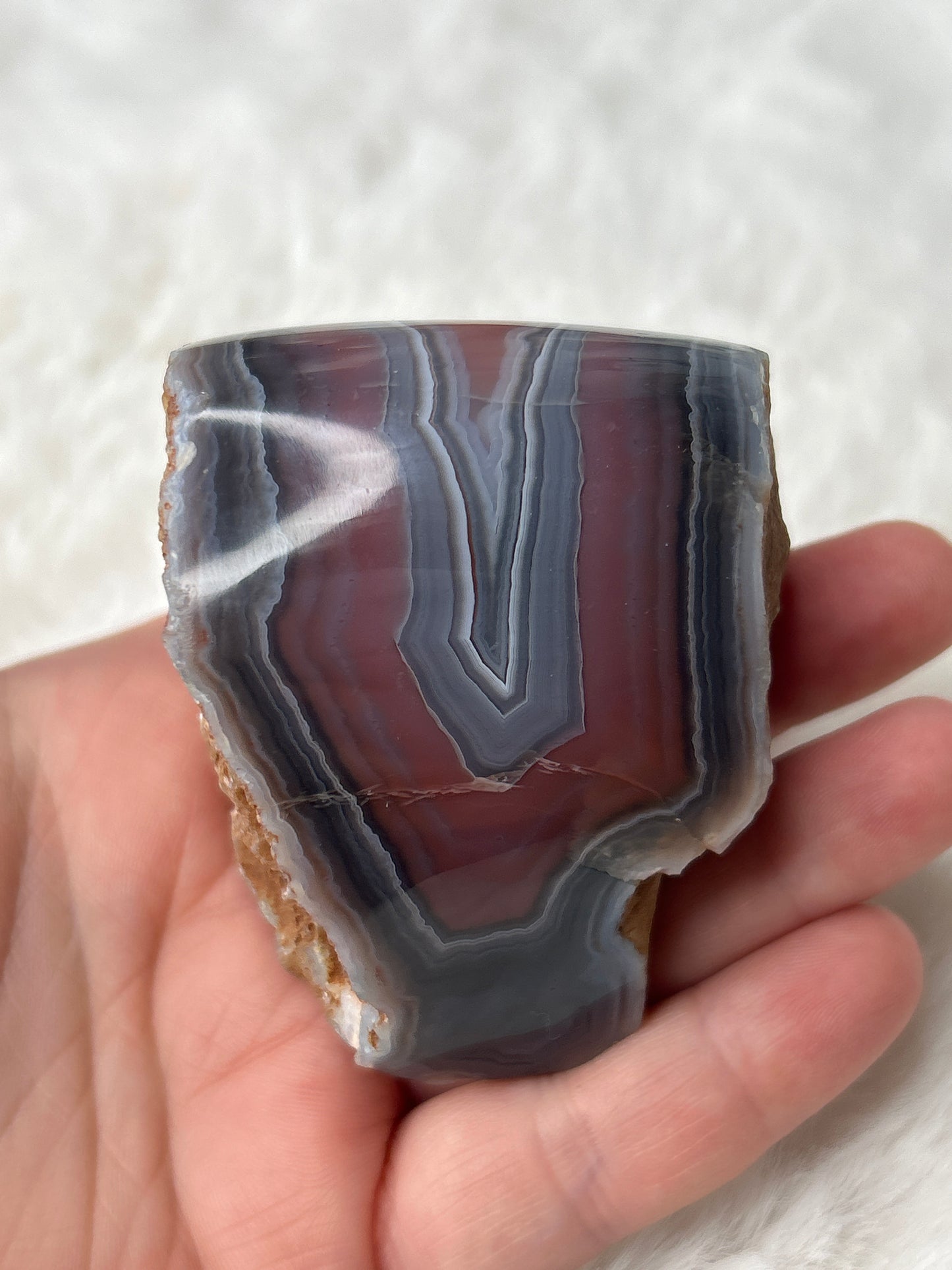 Red Sashe River Agate- Zimbabwe