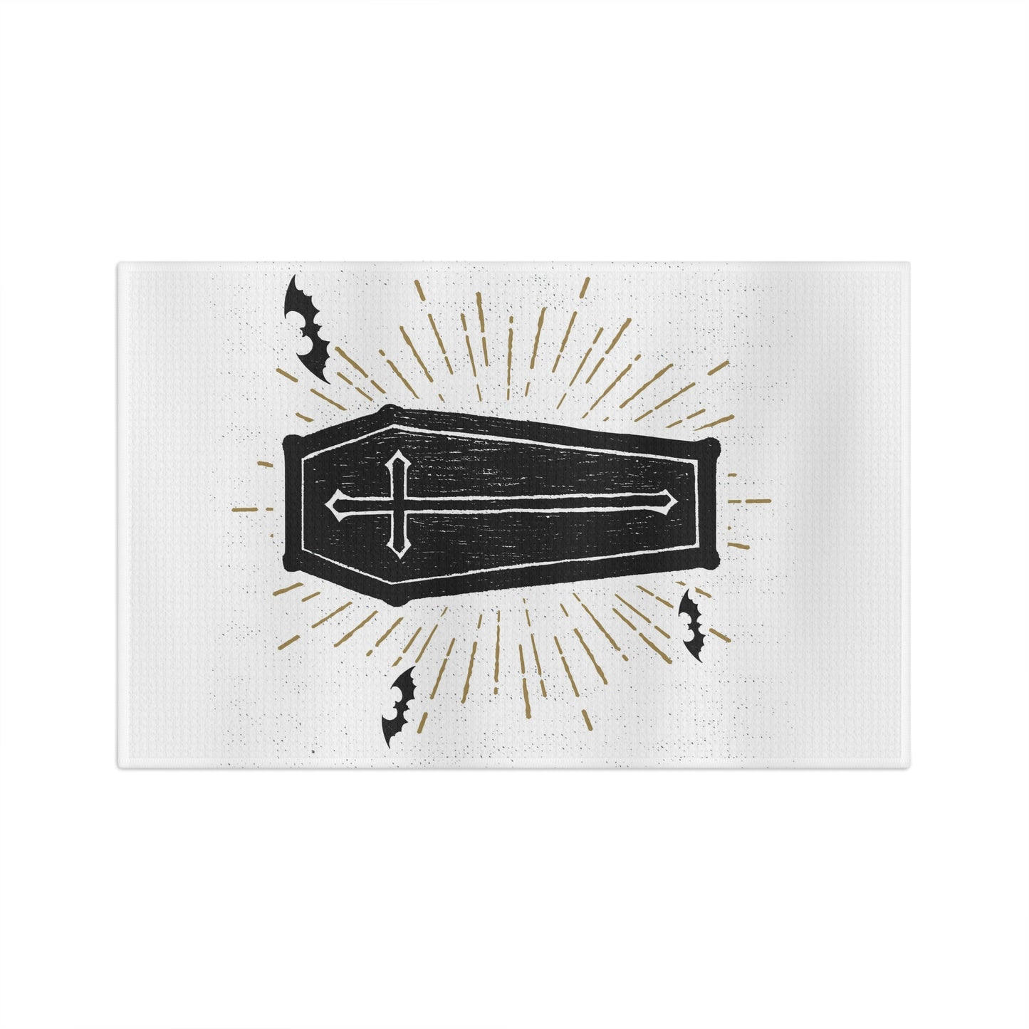 Coffin Soft Tea Towel