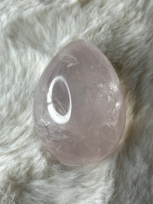 Star Rose Quartz Egg