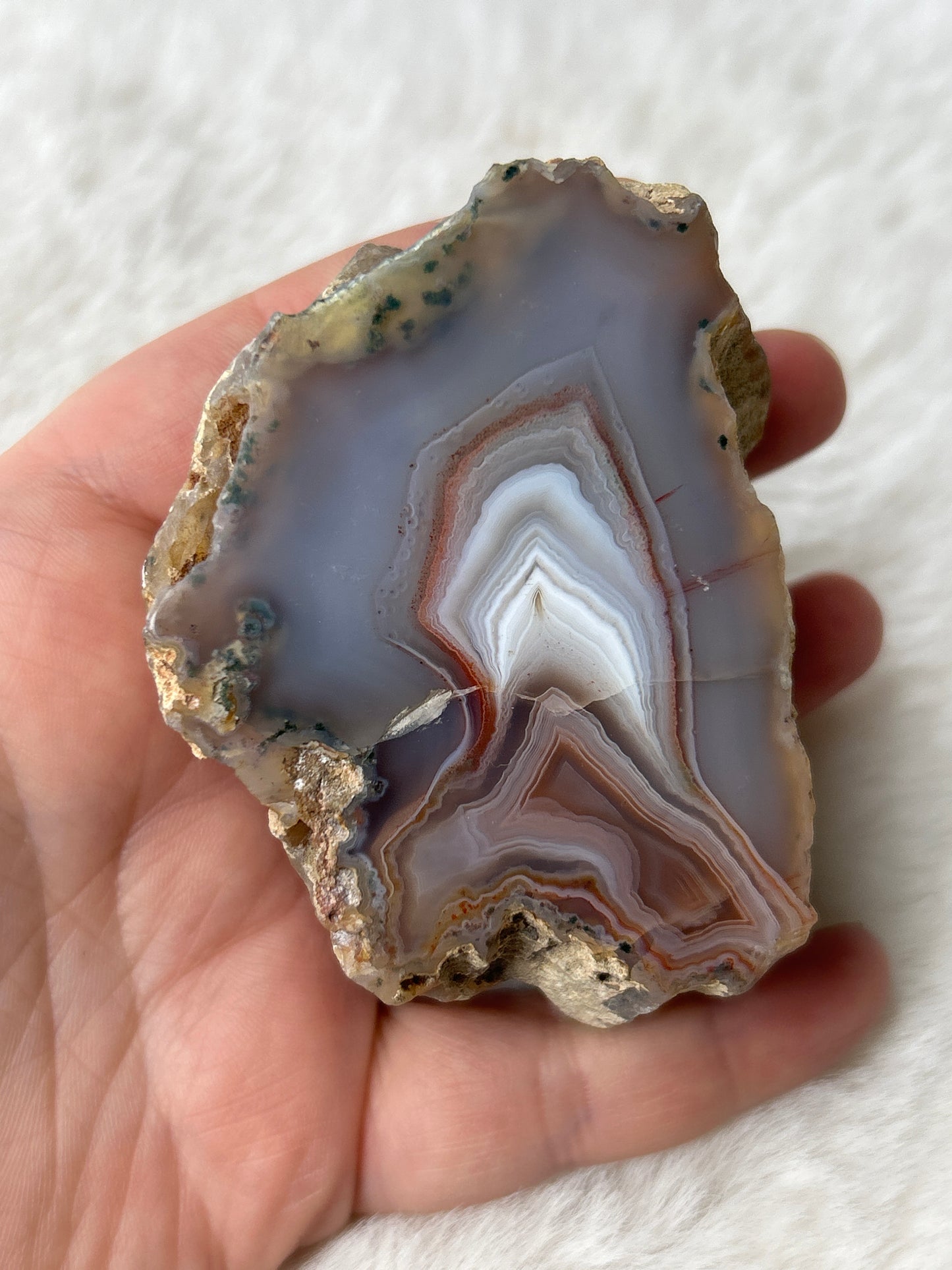 Red Sashe River Agate- Zimbabwe