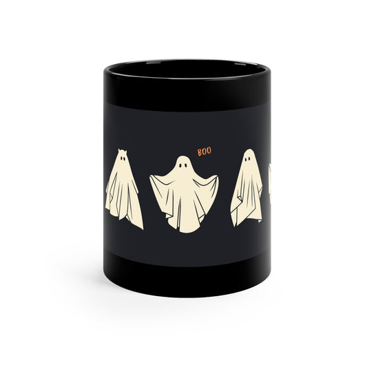 Ghostie 11oz Black Mug