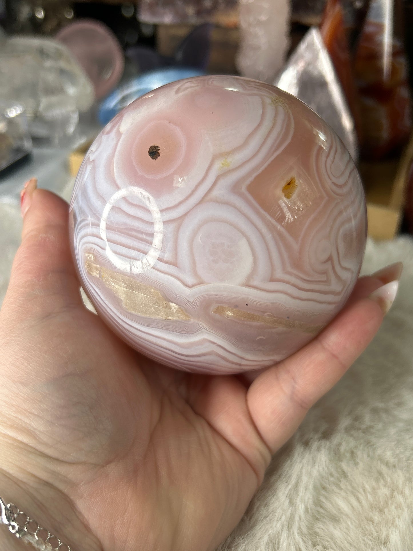 XL Jelly Agate Sphere