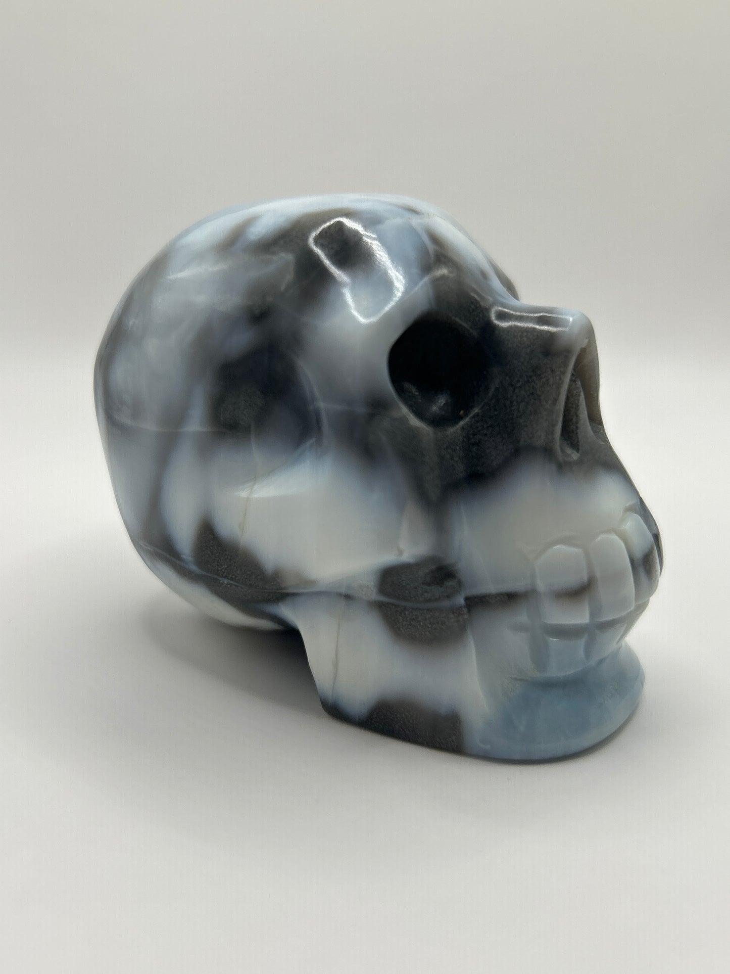 Blue Opal Skull